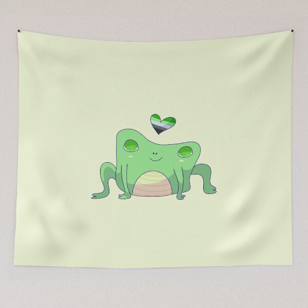 Item preview, Aromantic Pride Frog designed and sold by ForTheFrogWar.