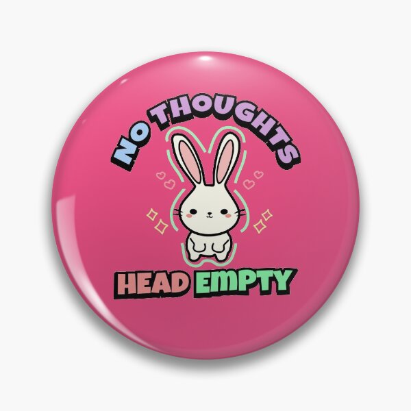 Item preview, No thoughts designed and sold by Bruna Esmanhotto.