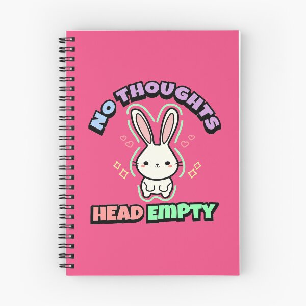 Item preview, No thoughts designed and sold by Bruna Esmanhotto.