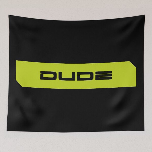 Item preview, Dude simple cyberpunk urban slang letters designed and sold by Swiiing.