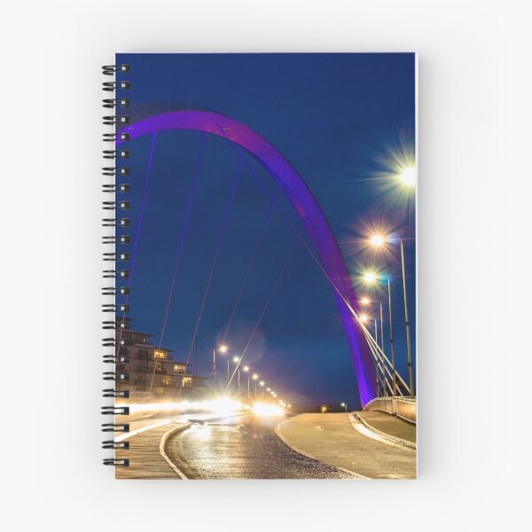 Item preview, Glasgow Squinty Bridge at Night designed and sold by quirkybubble.