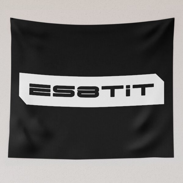 Item preview, Esketit simple cyberpunk urban slang letters black designed and sold by Swiiing.