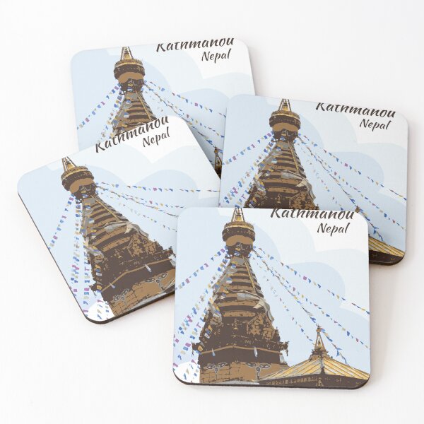 Item preview, Swayambhunath Stupa Kathmandu Nepal designed and sold by TheJoeyStudio.