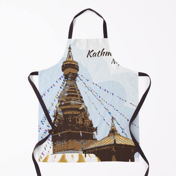 Item preview, Swayambhunath Stupa Kathmandu Nepal designed and sold by TheJoeyStudio.