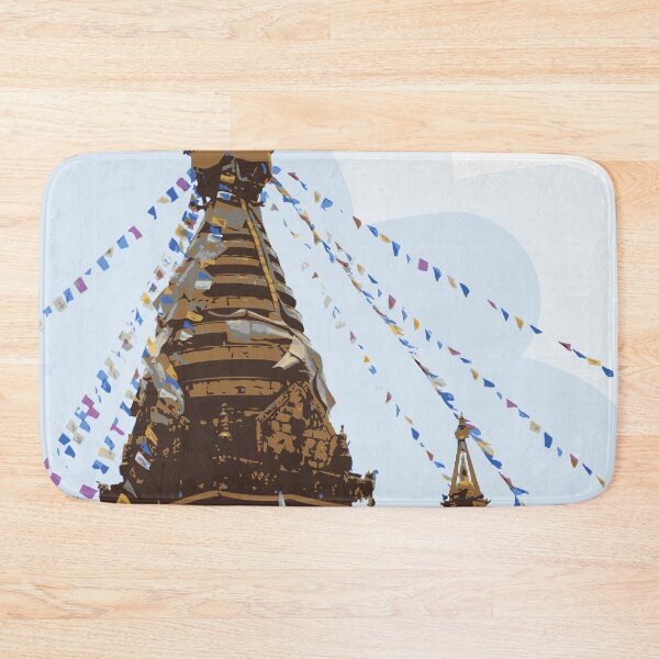 Item preview, Swayambhunath Stupa Kathmandu Nepal designed and sold by TheJoeyStudio.