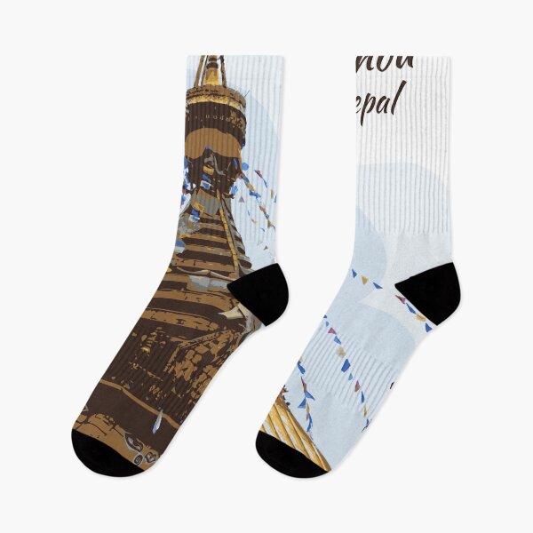 Item preview, Swayambhunath Stupa Kathmandu Nepal designed and sold by TheJoeyStudio.