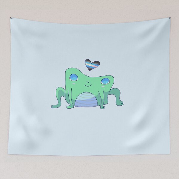 Item preview, Demiboy Pride Frog designed and sold by ForTheFrogWar.