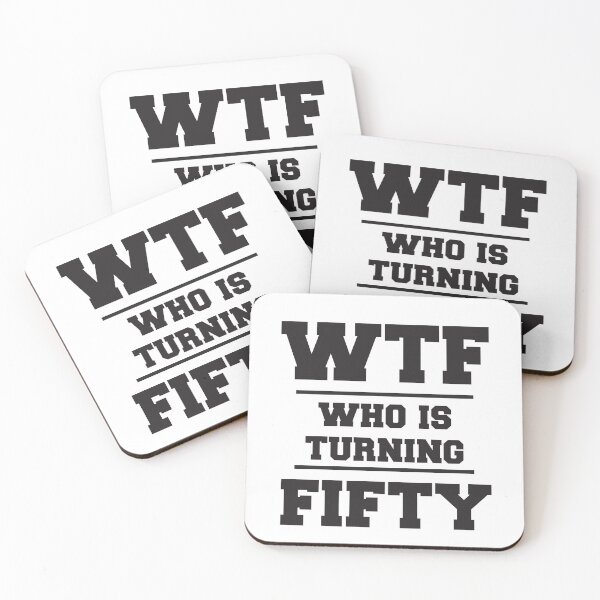 Item preview, wtf who is turning fifty t-shirt  designed and sold by Perfectstyles.