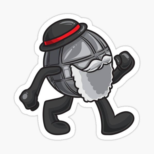 Petanque Papy Bouliste Sticker