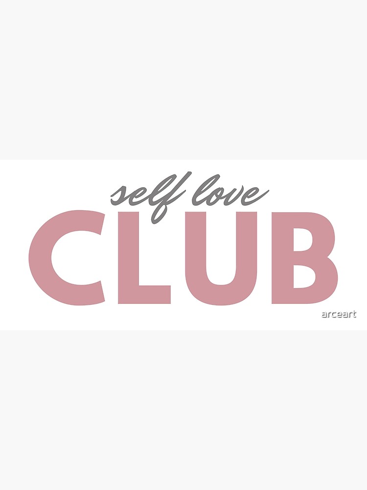 "Sel-love club line" Poster for Sale by arceart | Redbubble