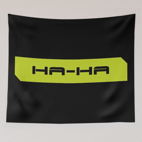 Item preview, Haha simple cyberpunk urban slang letters designed and sold by Swiiing.