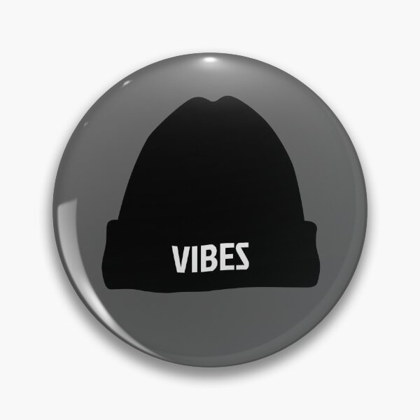 Item preview, Vibes Cool Beanie in Black  designed and sold by ckz19.