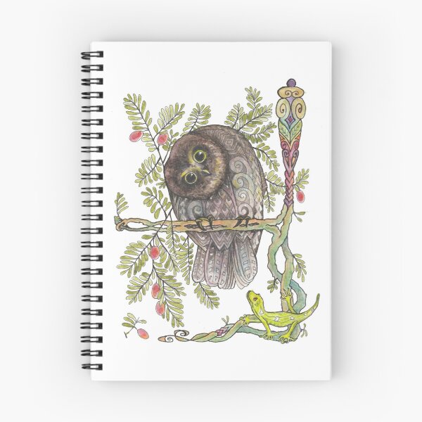 Item preview, Morepork and gecko designed and sold by Linda Bassett.