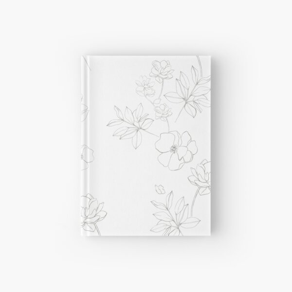 Romantic White Hardcover Journal