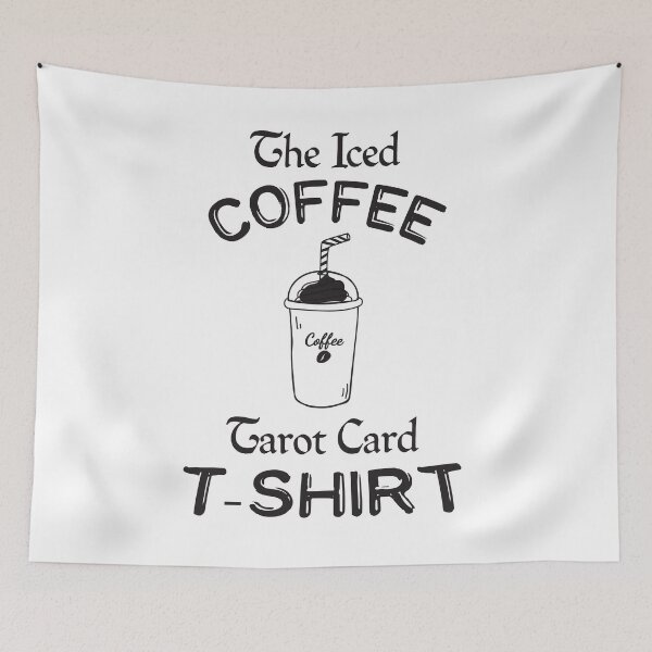 Item preview, The Iced Coffee Tarot Card  t-shirt  designed and sold by Perfectstyles.