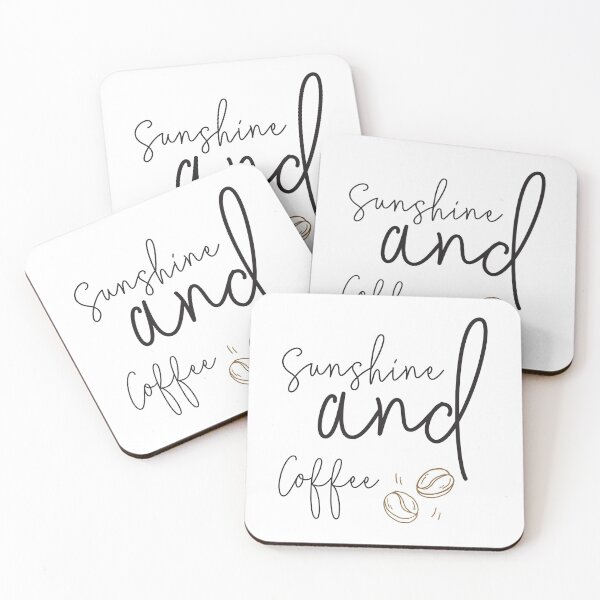 Item preview, Sunshine and Coffee t-shirt  designed and sold by Perfectstyles.