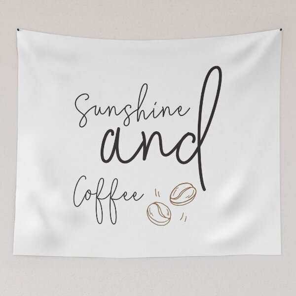 Item preview, Sunshine and Coffee t-shirt  designed and sold by Perfectstyles.