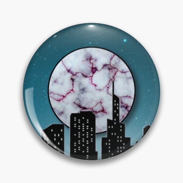 Item preview, Marble moon over the city designed and sold by Ninaeva.