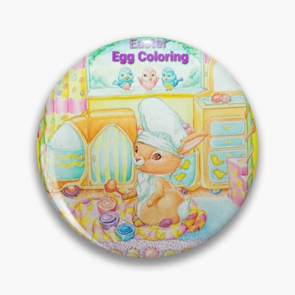 Item preview, Easter Bunny Egg Coloring Sticker.  designed and sold by DennisKing.