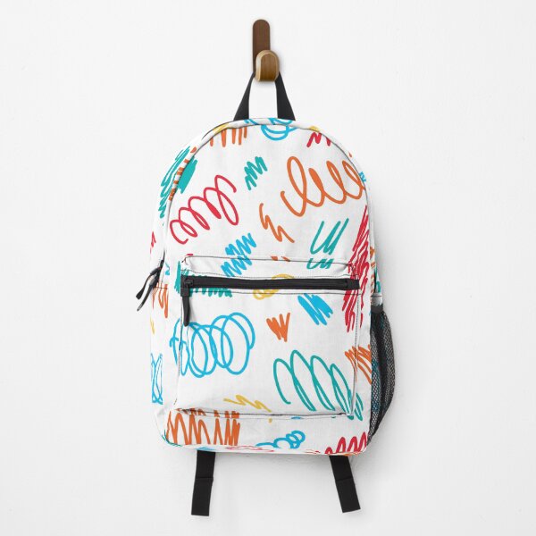 Item preview, Seamless colorfull pattern hand drawn scrawl sketch. Freehand scribble line drawing.  designed and sold by Kizuneko.