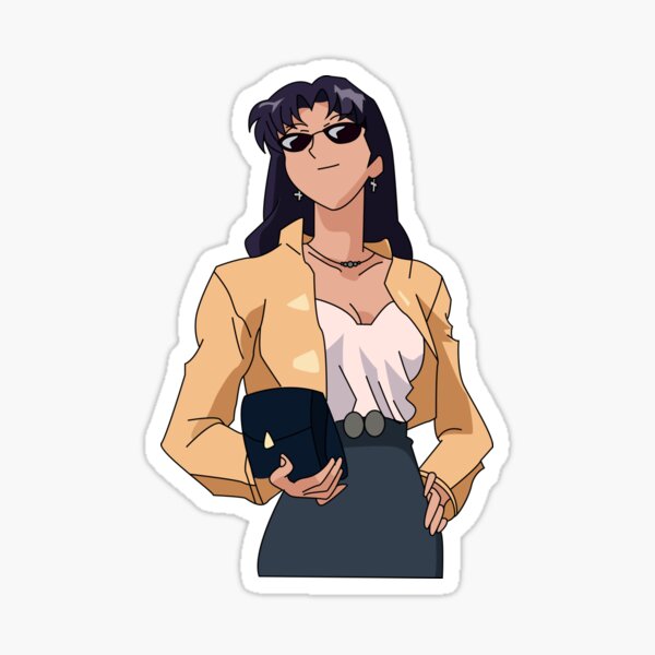 Vista previa del artículo con la obra «Teacher Misato evangelion», diseñado y vendido por Migi-Desu.