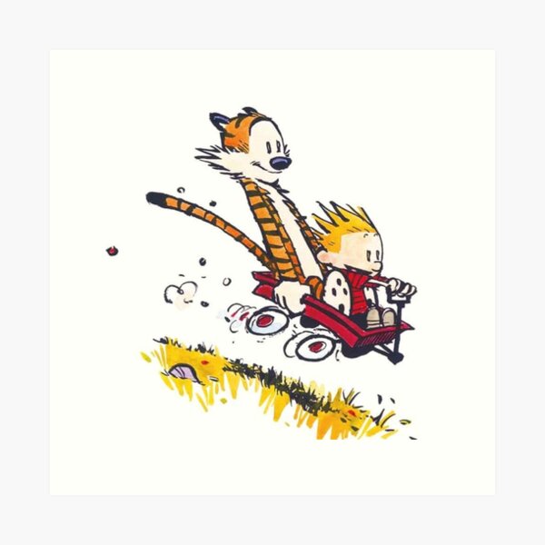 Item preview, Calvin and Little Red Wagon designed and sold by Jefflevin333.
