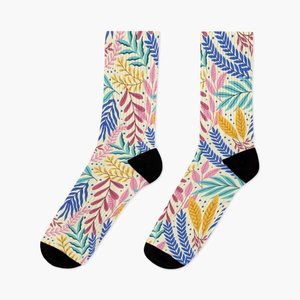 Item preview, Colorful botanical pattern designed and sold by Irenajh87.