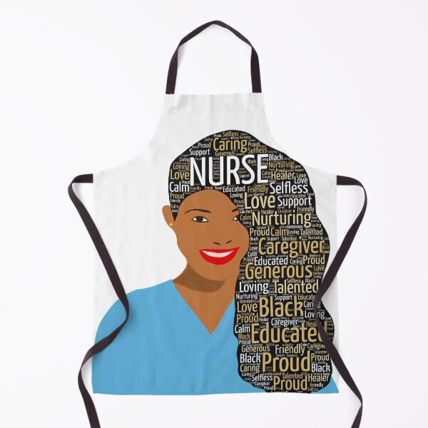 Item preview, Black or African American Nurse Words in Afro Hair designed and sold by blackartmatters.