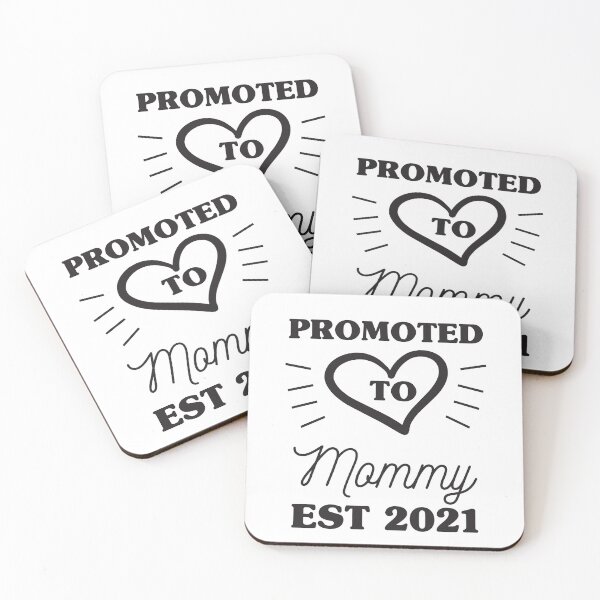 Item preview, Promoted to Mommy EST 2021 t-shirt  designed and sold by Perfectstyles.