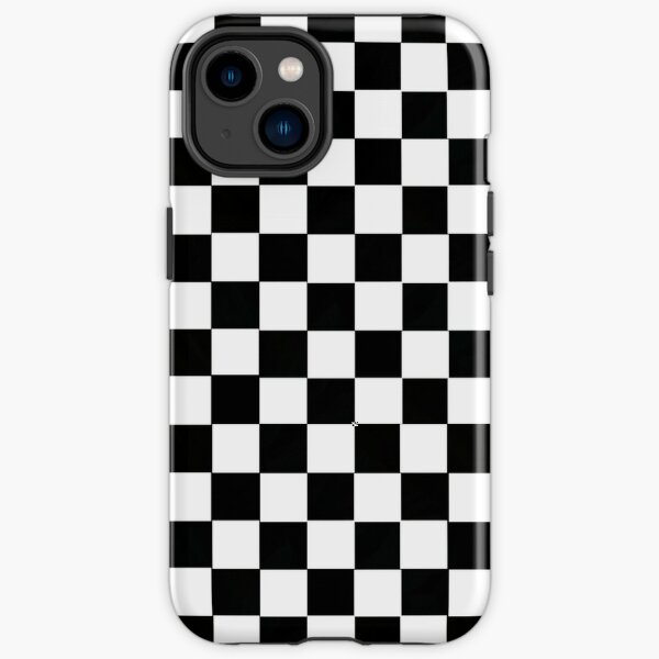 Checkerboard Phone Case Compatible with iPhone 11 Pro Max XS XR X 7 8 Plus 6 6s 5 5s Hard Cover Grid Lattice Plaid Tartan Damier Chessboard Checker Flag Compatible with iPhone X, 7 