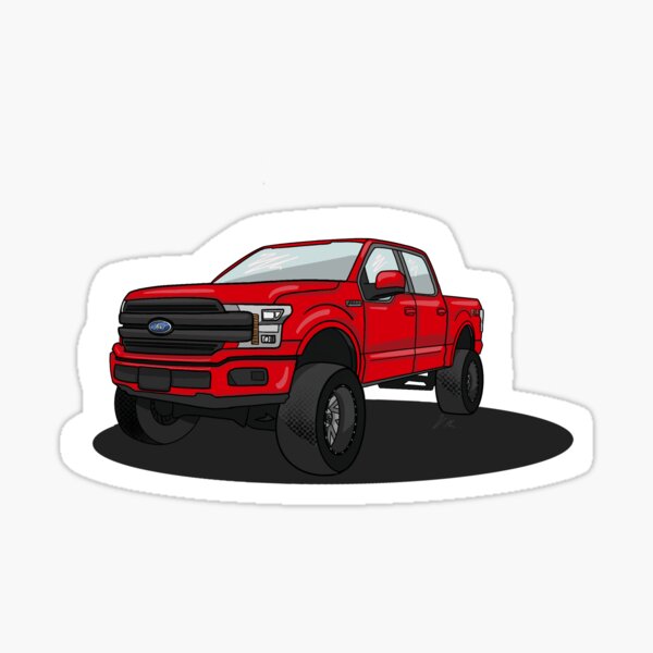 RS Heart Beat Pulse Decal Sticker ford svt GT F-150 Raptor Cobra Pair