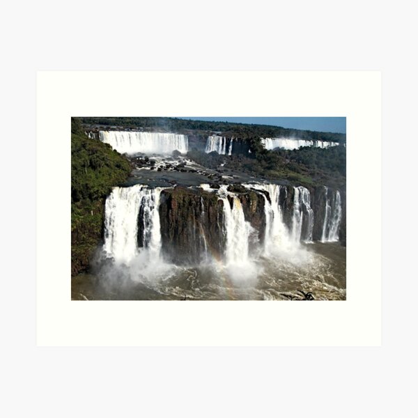 Item preview, Iguazu Iguassu Waterfall Landscape Panorama Scenery, Brazil Argentina 18 designed and sold by worldways.