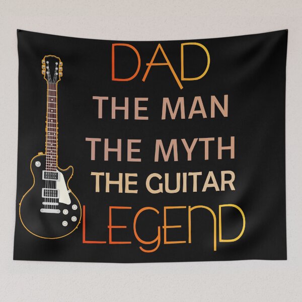 Item preview, Dad The Man The Myth The Guitar Legend designed and sold by askarne.