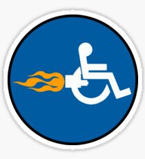 Sign Rocket Wheelchair Sticker