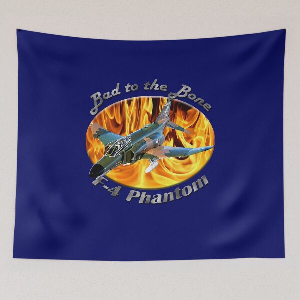Item preview, F-4 Phantom Bad To The Bone designed and sold by hotcarshirts.