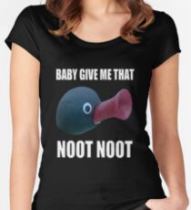 Baby Give Me That Noot Noot Women's Fitted Scoop T-Shirt