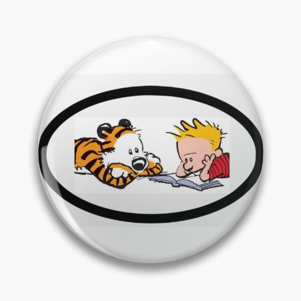Item preview, Calvin and Hobbes Oval designed and sold by Jefflevin333.