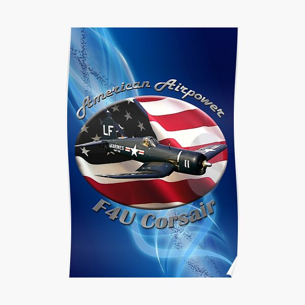 F4U Corsair American Airpower Poster