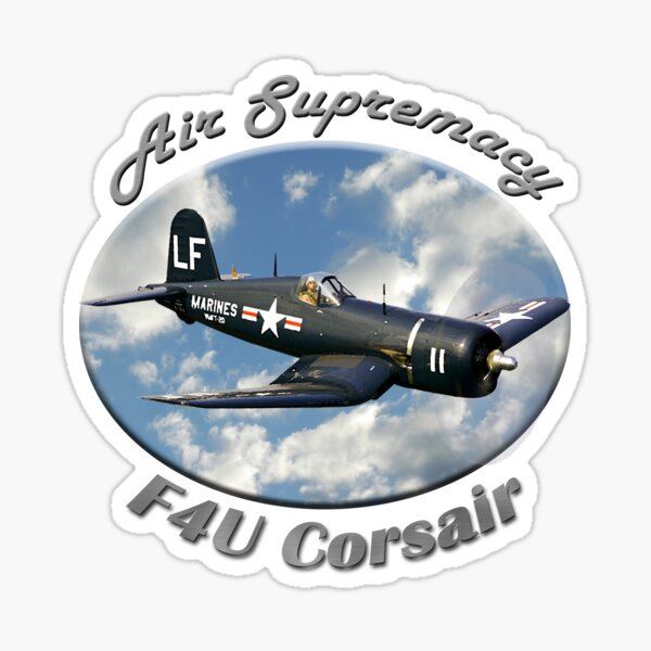 F4U Corsair Air Supremacy Sticker