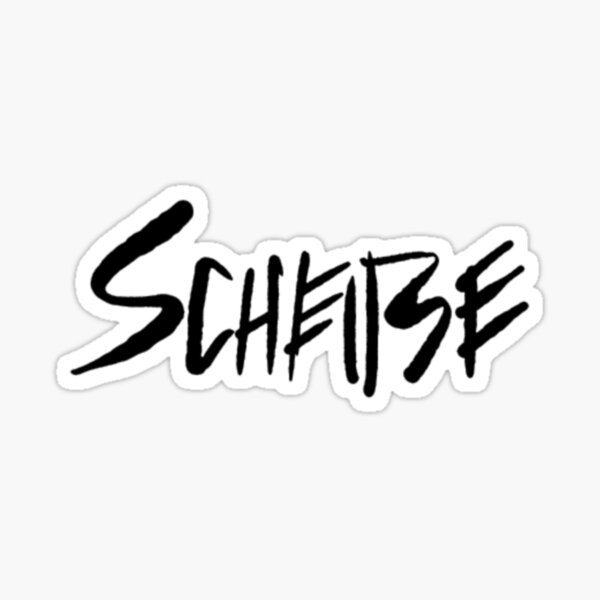 Schei%c3%9fe Stickers for Sale