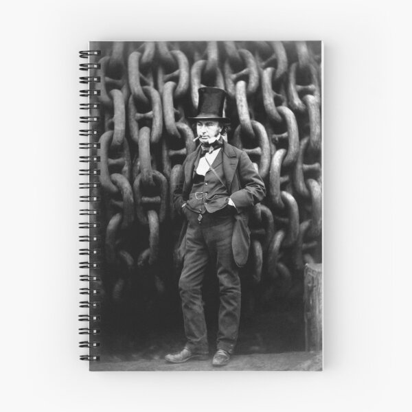 Item preview, Isambard Kingdom Brunel With Launching Chains Of The SS Great Eastern - 1857 designed and sold by warishellstore.