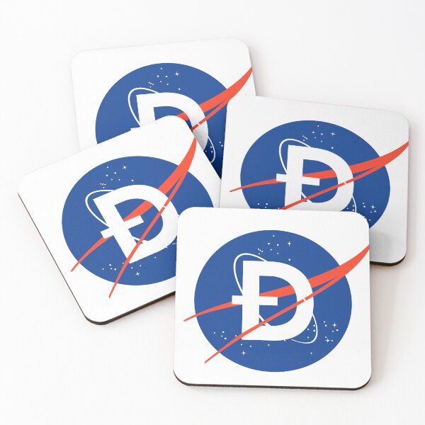 Item preview, DogeCoin NASA Logo | To the Moon designed and sold by notORIGINALbrnd.