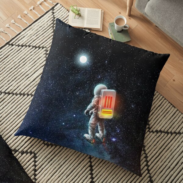 astronaut Carl Floor Pillow