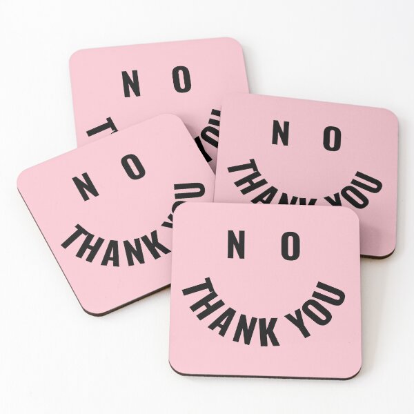 Item preview, No thank you line designed and sold by arceart.