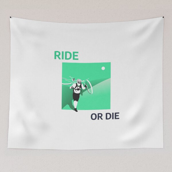 Item preview, Bicycle Rider Ride or Die designed and sold by Hooked-Atire.