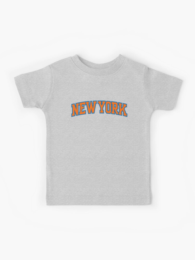 Camiseta crudo fotos NYC y baloncesto niño