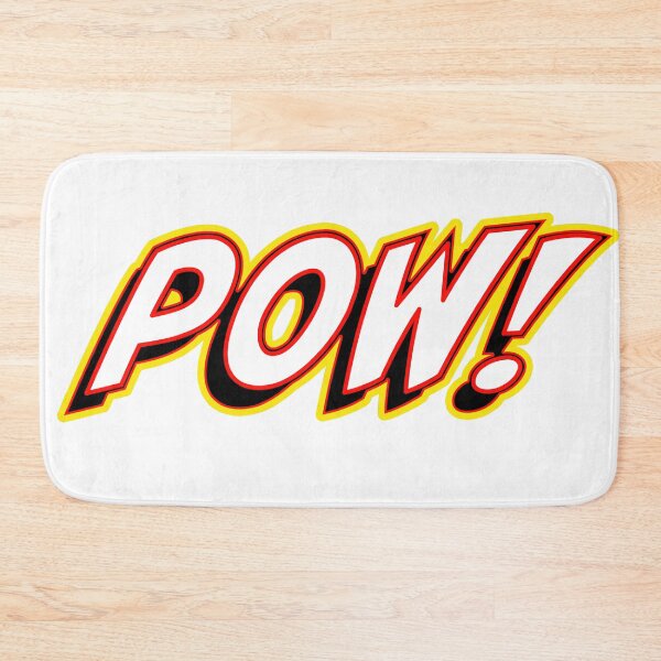 Item preview, Comic book style POW! in red and yellow designed and sold by StickersbyVW.