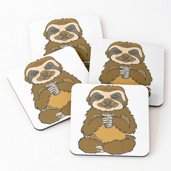 Item preview, Coffee loving Sloth designed and sold by RRSsketch.