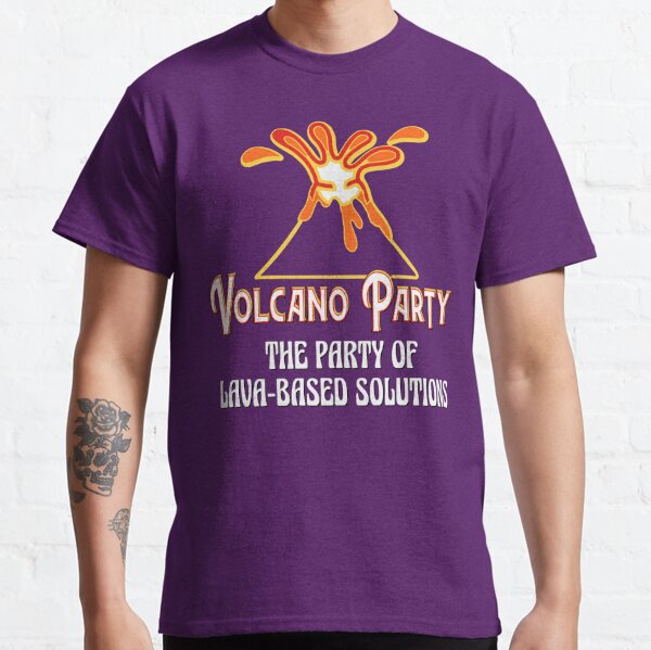 Volcano Party for dark tee Classic T-Shirt
