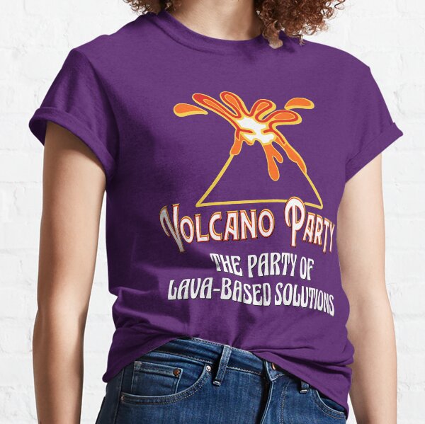Volcano Party for dark tee Classic T-Shirt